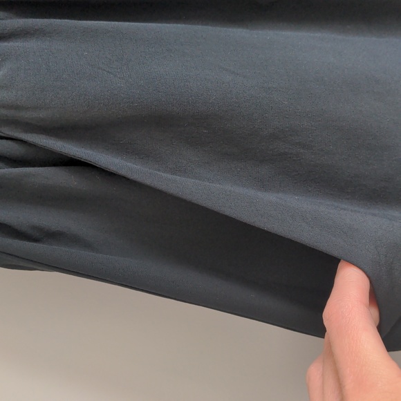 ARITZIA BABATON | Corbett 100% Silk Wrap Style Romper, Black, Women S - Picture 7 of 9